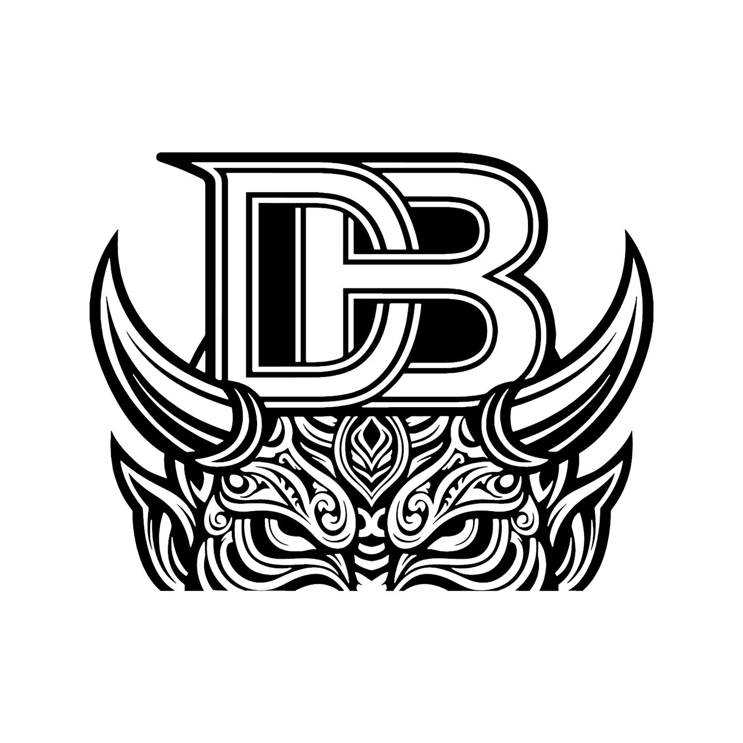 Black Vinyl DB Logo