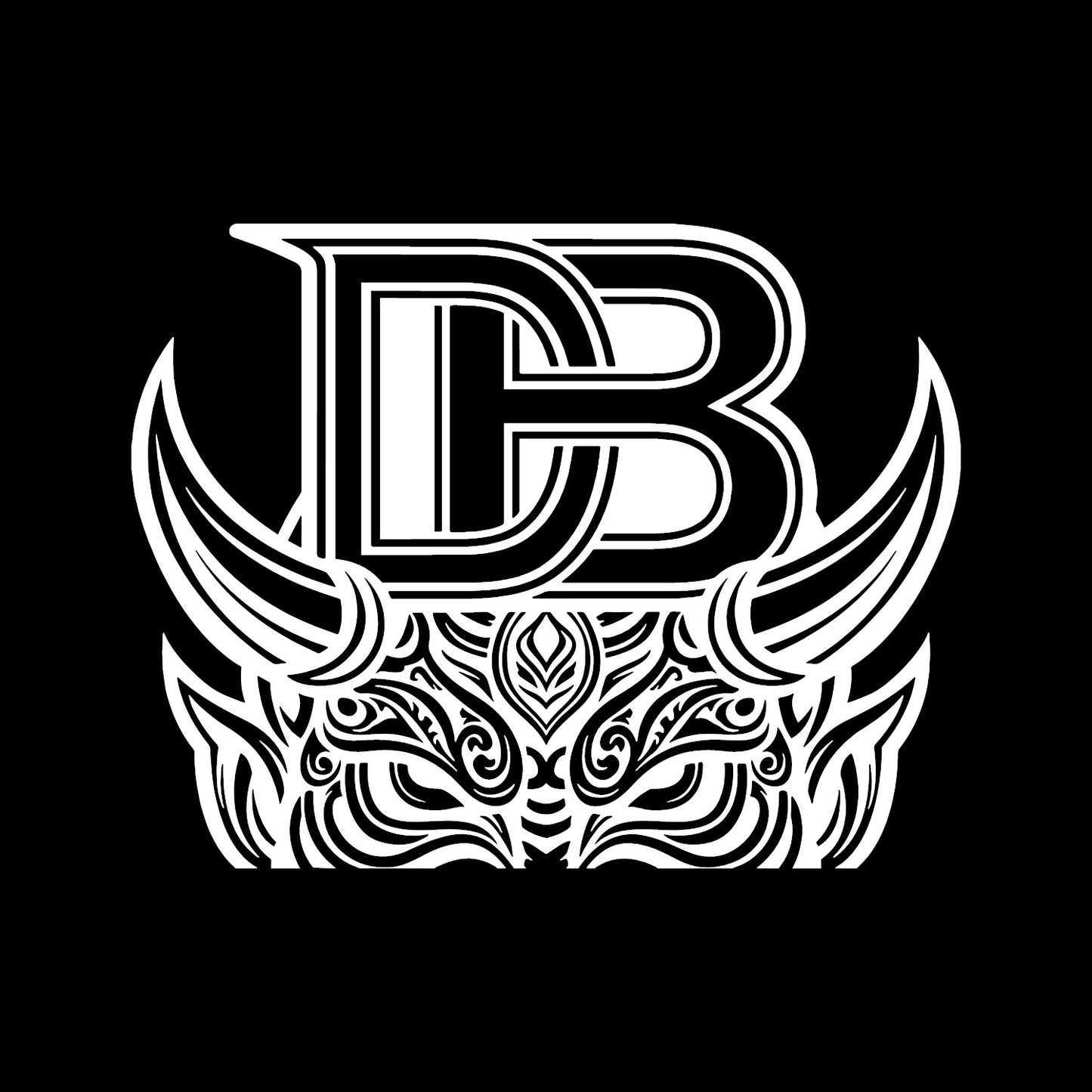 White Vinyl DB Logo